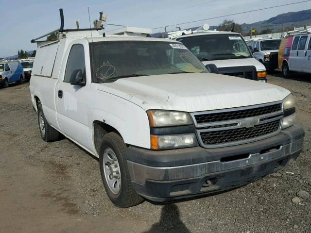 1GCEC14X47Z148569 - 2007 CHEVROLET SILVERADO WHITE photo 1