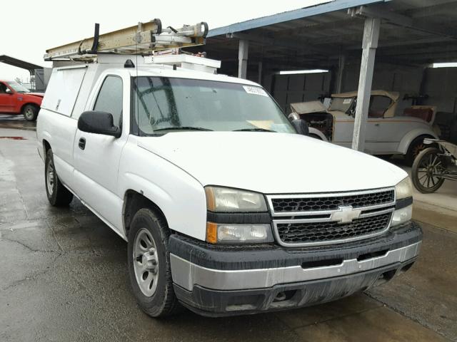 1GCEC14XX7Z146356 - 2007 CHEVROLET SILVERADO WHITE photo 1