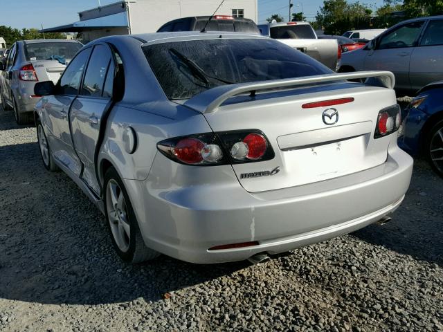 1YVHP84C275M16124 - 2007 MAZDA 6 I SILVER photo 3