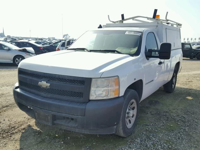 1GCEC14X88Z145871 - 2008 CHEVROLET SILVERADO WHITE photo 2