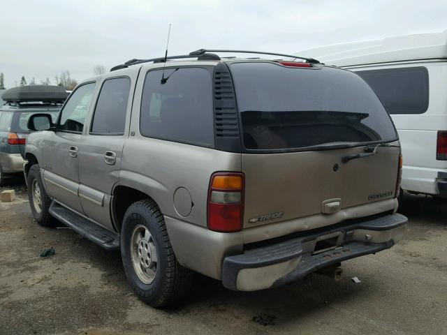 1GNEK13T31R141449 - 2001 CHEVROLET TAHOE K150 SILVER photo 3