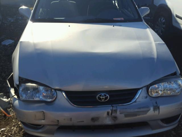 1NXBR12E62Z603958 - 2002 TOYOTA COROLLA CE SILVER photo 7