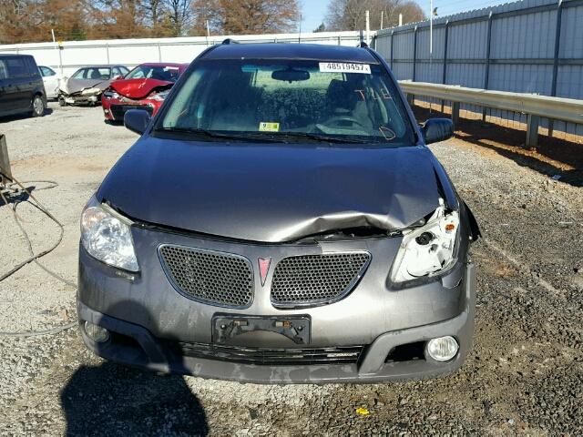 5Y2SL658X8Z402701 - 2008 PONTIAC VIBE GRAY photo 9