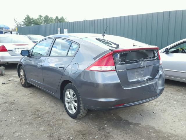 JHMZE2H7XAS028110 - 2010 HONDA INSIGHT EX GRAY photo 3