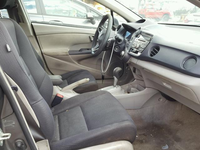 JHMZE2H7XAS028110 - 2010 HONDA INSIGHT EX GRAY photo 5