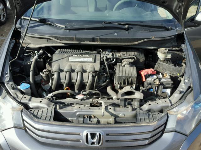 JHMZE2H7XAS028110 - 2010 HONDA INSIGHT EX GRAY photo 7