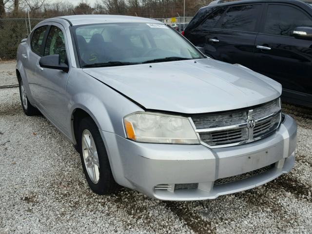 1B3LC56KX8N603368 - 2008 DODGE AVENGER SX SILVER photo 1