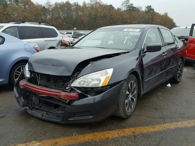 1HGCM66507A014753 - 2007 HONDA ACCORD EX GRAY photo 2