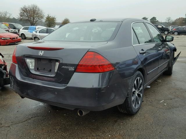 1HGCM66507A014753 - 2007 HONDA ACCORD EX GRAY photo 4