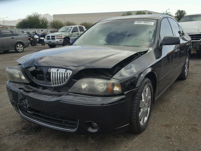 1LNHM87A15Y669208 - 2005 LINCOLN LS BLACK photo 2