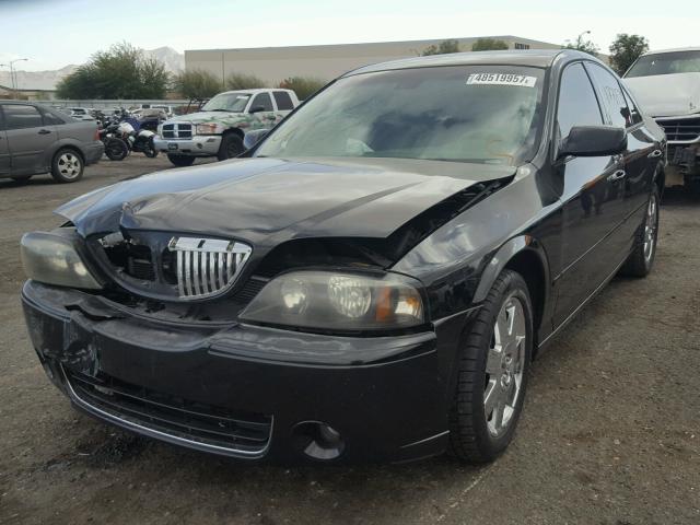 1LNHM87A15Y669208 - 2005 LINCOLN LS BLACK photo 2