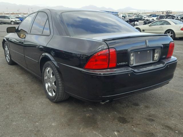 1LNHM87A15Y669208 - 2005 LINCOLN LS BLACK photo 3