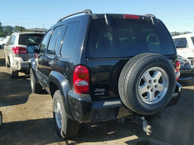 1J8GL58K32W283852 - 2002 JEEP LIBERTY LI BLACK photo 3