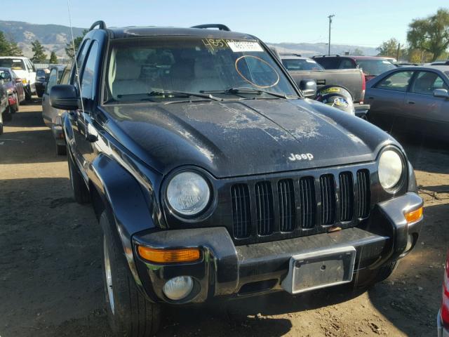 1J8GL58K32W283852 - 2002 JEEP LIBERTY LI BLACK photo 9