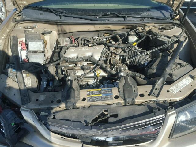 2G1WF52E559339535 - 2005 CHEVROLET IMPALA TAN photo 7