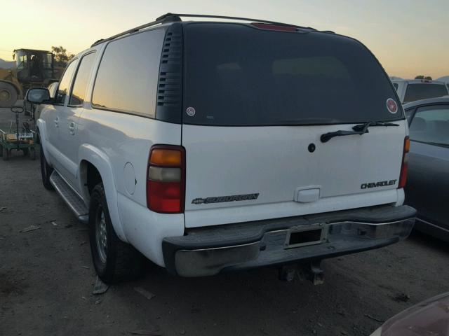 3GNFK16T82G294197 - 2002 CHEVROLET SUBURBAN K WHITE photo 3