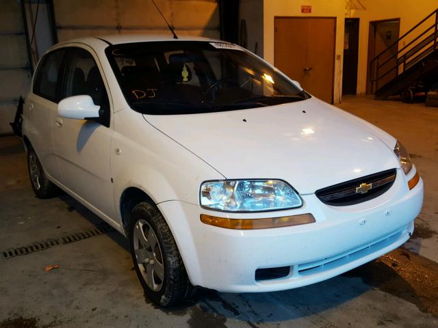 KL1TD66658B201089 - 2008 CHEVROLET AVEO BASE WHITE photo 1