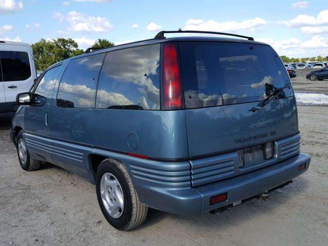 1GMDU06L3PT234189 - 1993 PONTIAC TRANS SPOR BLUE photo 3