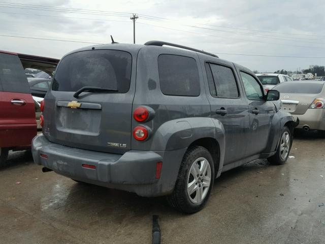 3GNCA13B69S518558 - 2009 CHEVROLET HHR LS GRAY photo 4