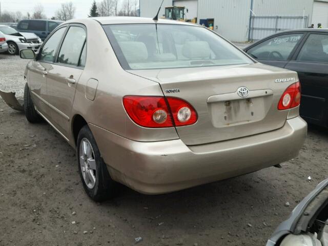 2T1BR32E76C694368 - 2006 TOYOTA COROLLA CE BROWN photo 3