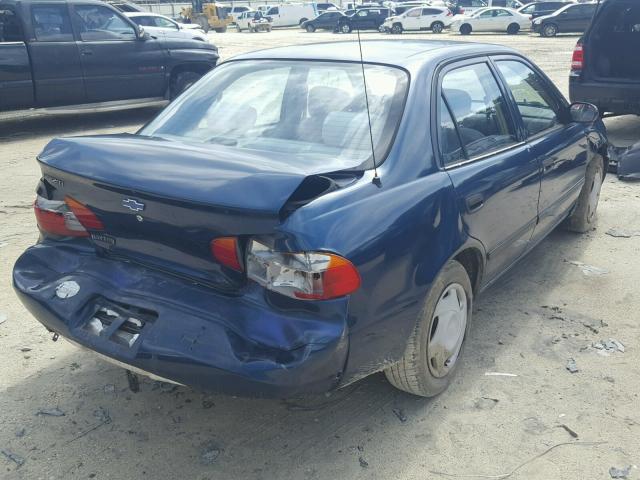 1Y1SK5289YZ427652 - 2000 CHEVROLET GEO PRIZM BLUE photo 4