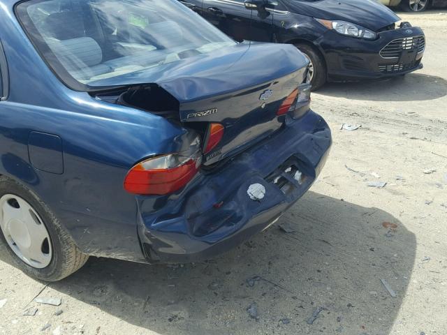 1Y1SK5289YZ427652 - 2000 CHEVROLET GEO PRIZM 蓝色 照片 9
