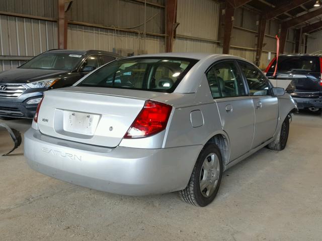 1G8AJ52FX4Z195195 - 2004 SATURN ION LEVEL SILVER photo 4