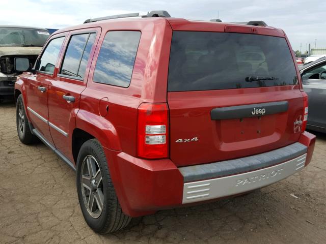 1J4FF48B49D192268 - 2009 JEEP PATRIOT LI RED photo 3