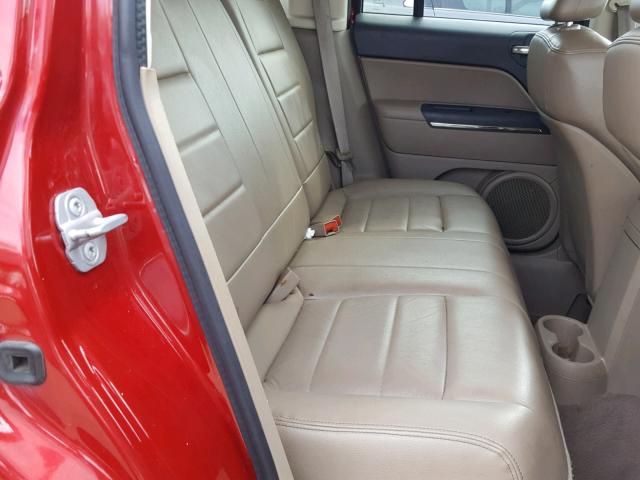 1J4FF48B49D192268 - 2009 JEEP PATRIOT LI RED photo 6