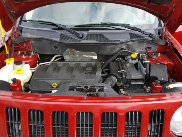 1J4FF48B49D192268 - 2009 JEEP PATRIOT LI RED photo 7