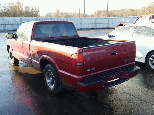 1GCCS19W328254018 - 2002 CHEVROLET S TRUCK S1 RED photo 3