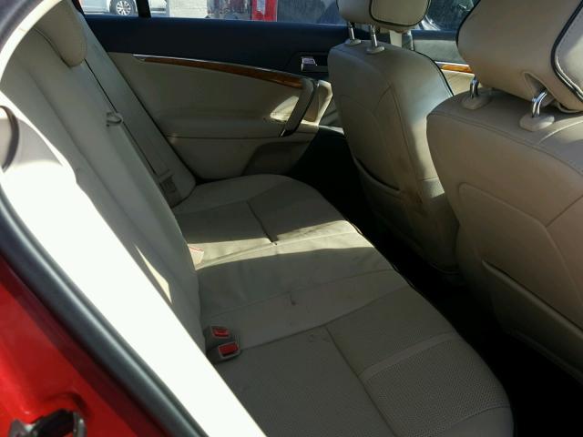 3LNHL2GC6BR766044 - 2011 LINCOLN MKZ Rojo foto 6