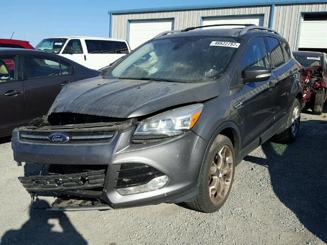 1FMCU0J99DUB32764 - 2013 FORD ESCAPE TIT GRAY photo 2