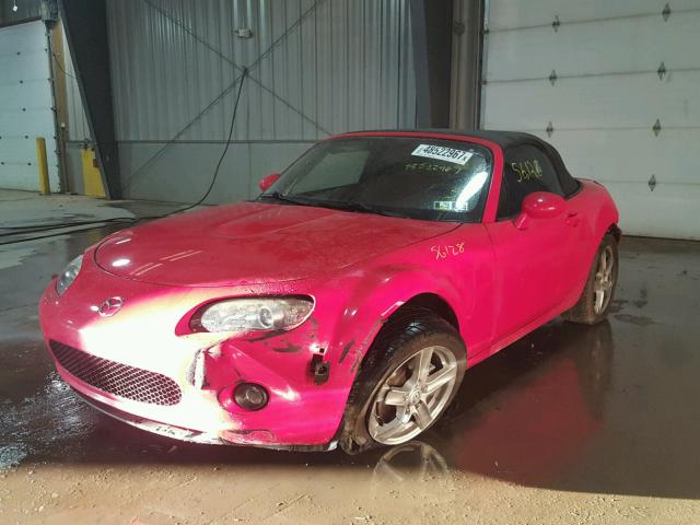 JM1NC25FX60105756 - 2006 MAZDA MX-5 MIATA RED photo 2