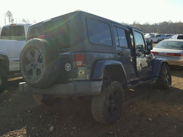 1J4GA59197L174561 - 2007 JEEP WRANGLER S 蓝色 照片 4