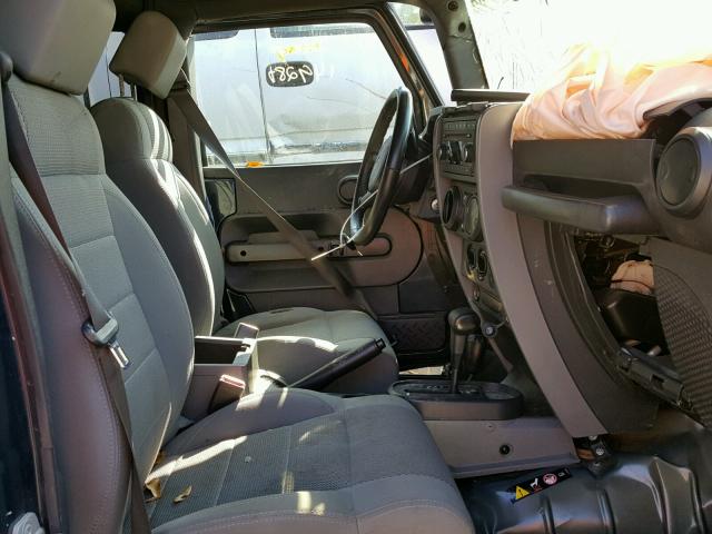 1J4GA59197L174561 - 2007 JEEP WRANGLER S 蓝色 照片 5