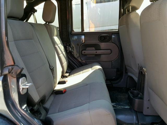 1J4GA59197L174561 - 2007 JEEP WRANGLER S 蓝色 照片 6