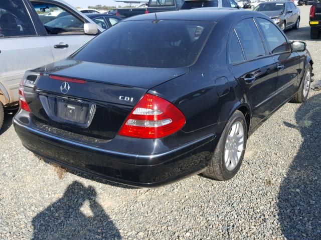 WDBUF26J86A821148 - 2006 MERCEDES-BENZ E 320 CDI BLACK photo 4