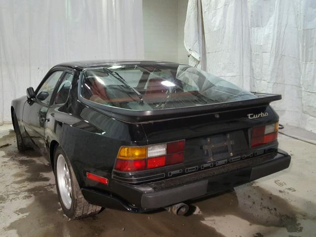 WP0AA0958GN150967 - 1986 PORSCHE 944 BLACK photo 3