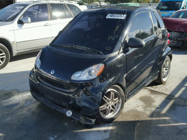 WMEEK31X09K294712 - 2009 SMART FORTWO PAS BLACK photo 2