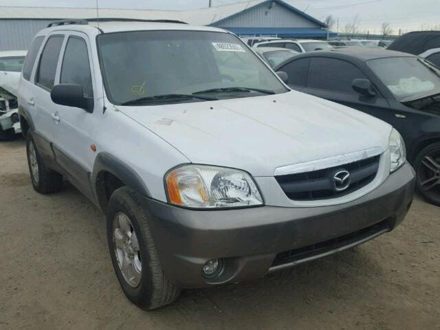 4F2YU08122KM41852 - 2002 MAZDA TRIBUTE LX WHITE photo 1