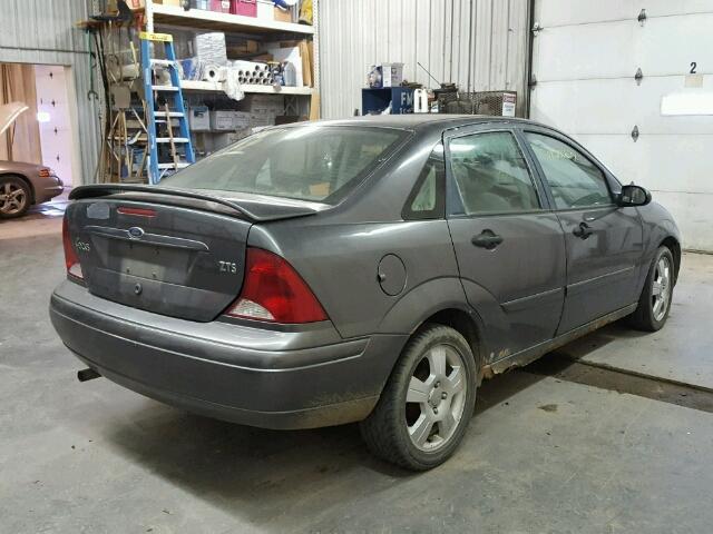 1FAFP38323W119388 - 2003 FORD FOCUS ZTS GRAY photo 4