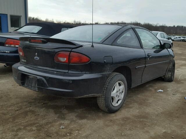 1G1JC1240Y7434464 - 2000 CHEVROLET CAVALIER BLACK photo 4