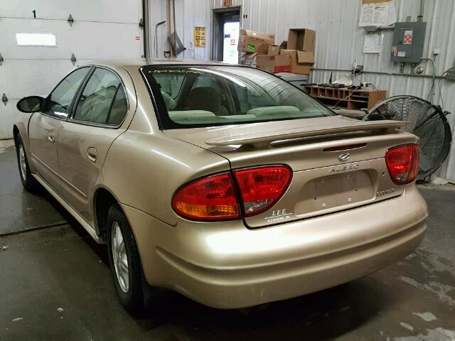 1G3NL52F84C150065 - 2004 OLDSMOBILE ALERO GL TAN photo 3