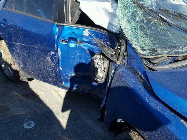 2T1BU40E59C106317 - 2009 TOYOTA COROLLA BA BLUE photo 9