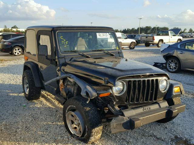 1J4FY19SXXP486227 - 1999 JEEP WRANGLER / BLACK photo 1