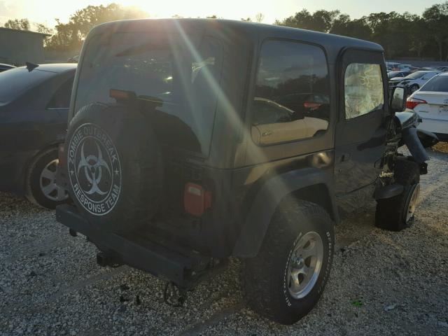 1J4FY19SXXP486227 - 1999 JEEP WRANGLER / BLACK photo 4