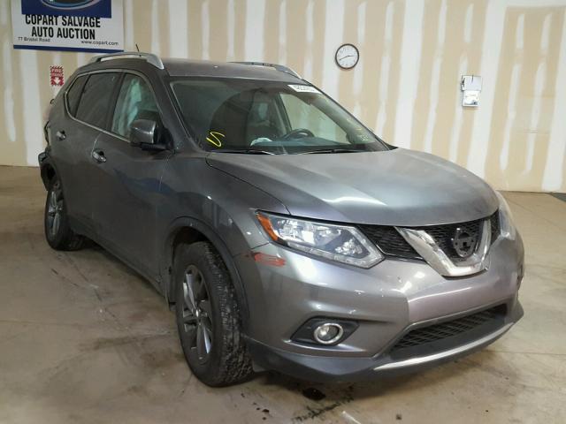 KNMAT2MV2GP683334 - 2016 NISSAN ROGUE S GRAY photo 1