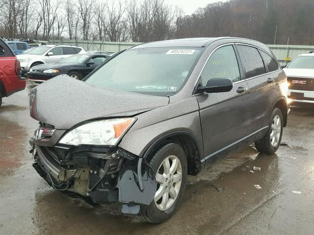 3CZRE48509G703276 - 2009 HONDA CR-V EX GRAY photo 2