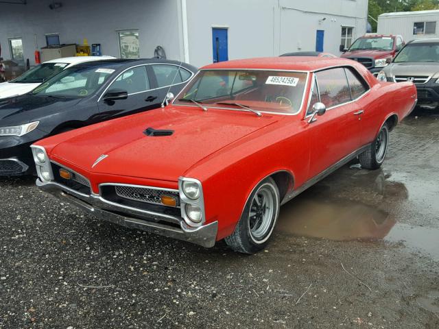 242177B129516 - 1967 PONTIAC GTO RED photo 2